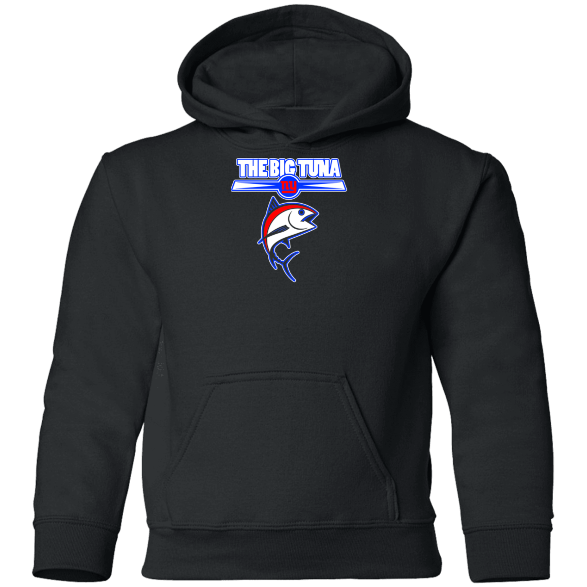 ArtichokeUSA Custom Design. The Big Tuna. Bill Parcell Tribute. NY Giants Fan Art. Youth Pullover Hoodie