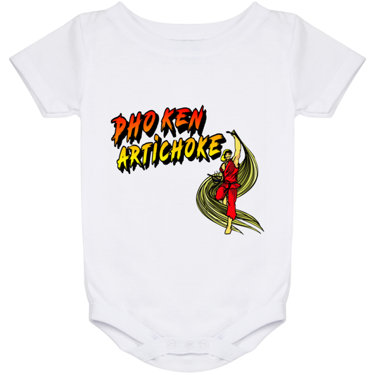ArtichokeUSA Custom Design. Pho Ken Artichoke. Street Fighter Parody. Gaming. Baby Onesie 24 Month