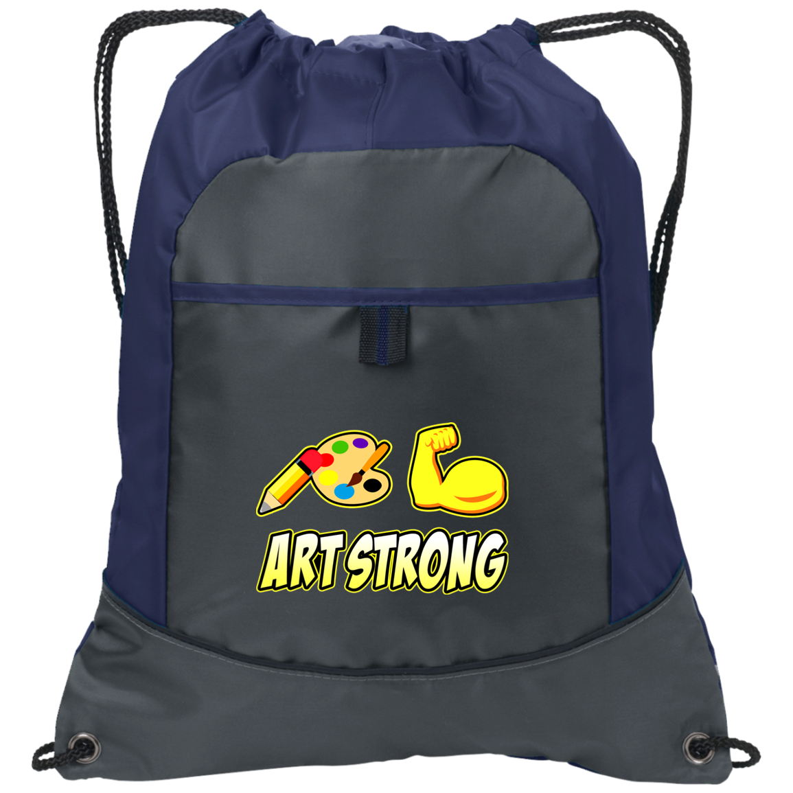 ArtichokeUSA Custom Design. Art Strong. Pocket Cinch Pack