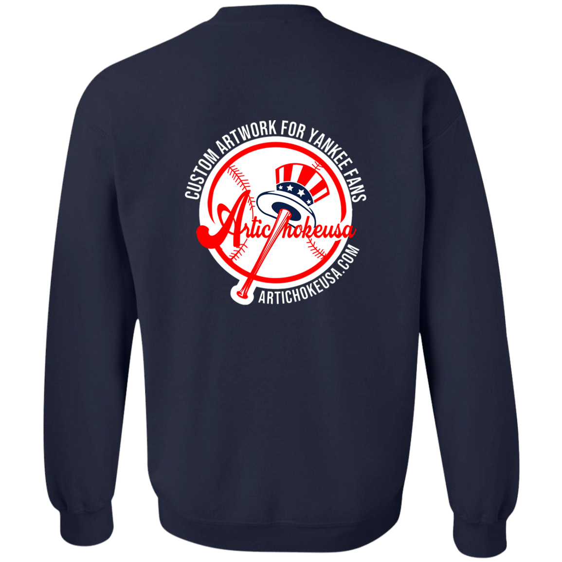 ArtichokeUSA Custom Design. BUCK FOSTON. Crewneck Pullover Sweatshirt