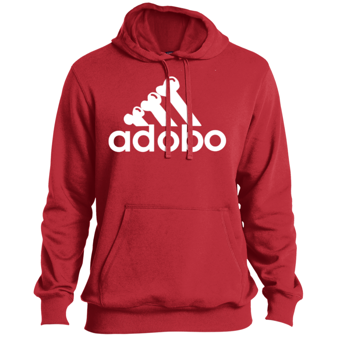 ArtichokeUSA Custom Design. Adobo. Adidas Parody. Ultra Soft Pullover Hoodie