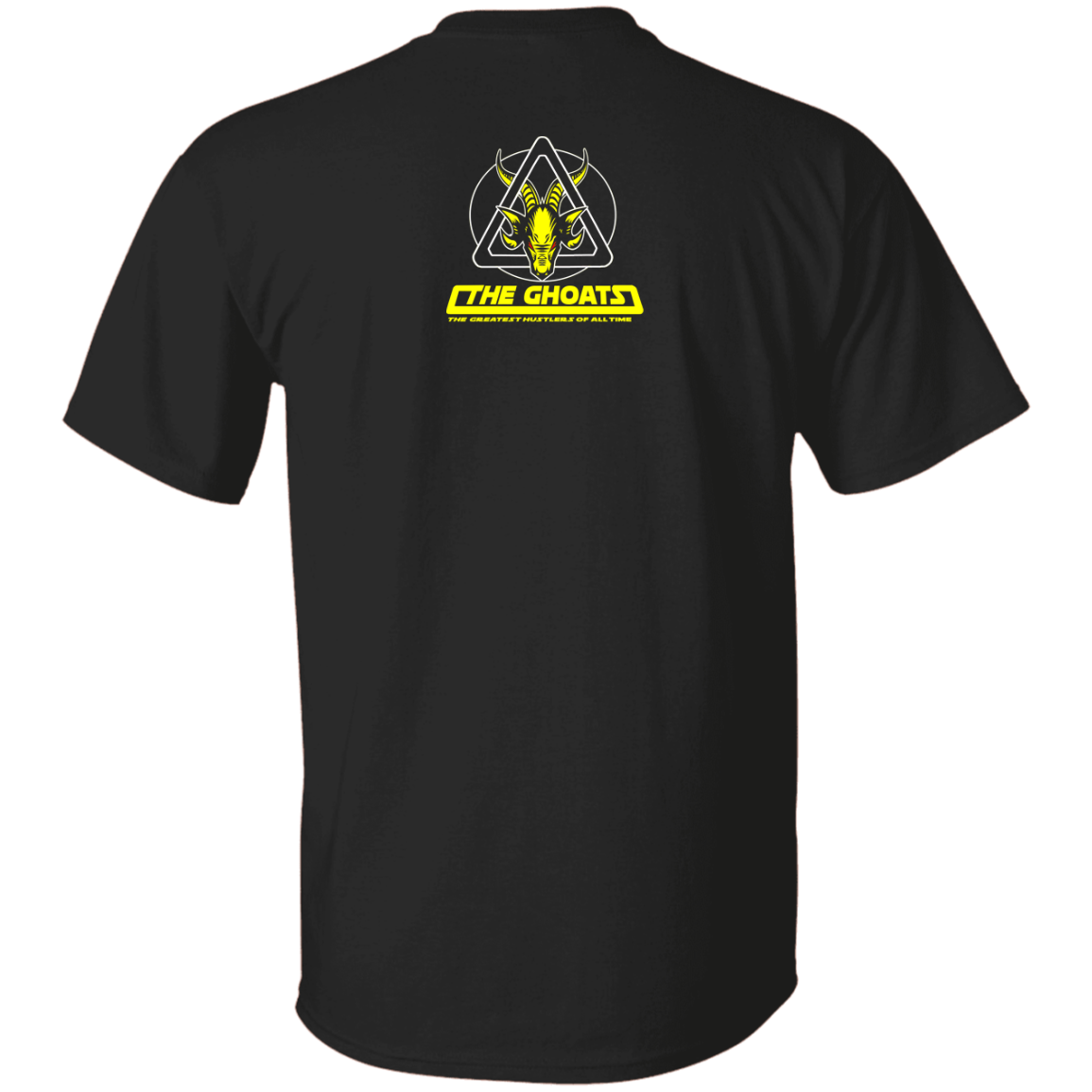 The GHOATS Custom Design. # 39 The Dark Side of Hustling. Basic Cotton T-Shirt