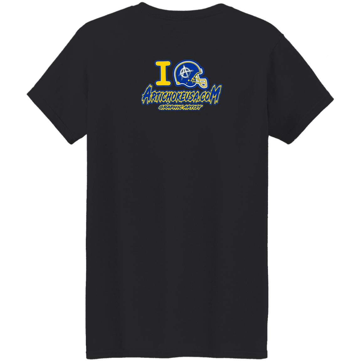 ArtichokeUSA Custom Design. Los Ramgeles. Fan Art. Ladies' 5.3 oz. T-Shirt