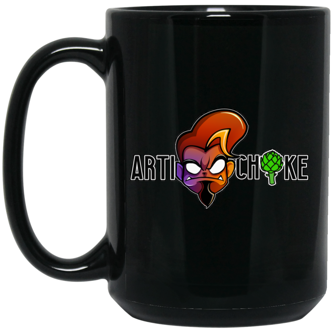 Custom design #1. 15 oz. Black Mug
