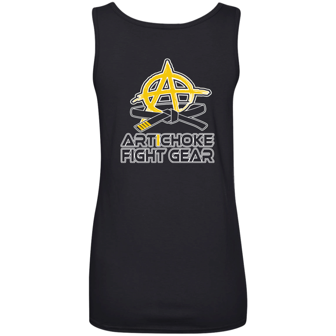 Artichoke Fight Gear Custom Design #8. ArtichokeUSArmbar. US Army Parody. Ladies' 100% Ringspun Cotton Tank Top