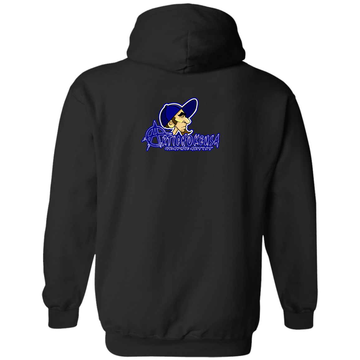 ZZ#20 ArtichokeUSA Characters and Fonts. "Clem" Let’s Create Your Own Design Today. Basic Pullover Hoodie
