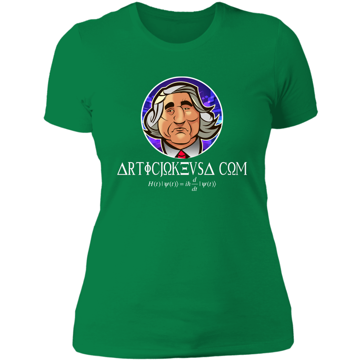 ArtichokeUSA Custom Design. Michio Kaku Fan Art. Ladies' Boyfriend T-Shirt