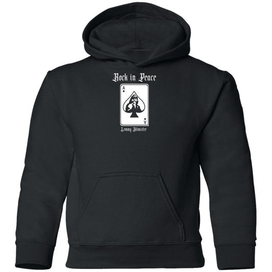 ArtichokeUSA Custom Design. Lemmy Kilmister "Ace of Spades" Tribute Fan Art Version 2 of 2. Youth Pullover Hoodie
