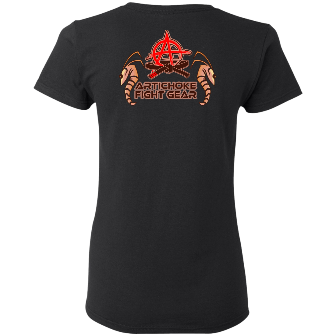 Artichoke Fight Gear Custom Design #3. Shrimpin aint easy. It's a Jiu Jitsu Thing. Ladies' 100% preshrunk cotton