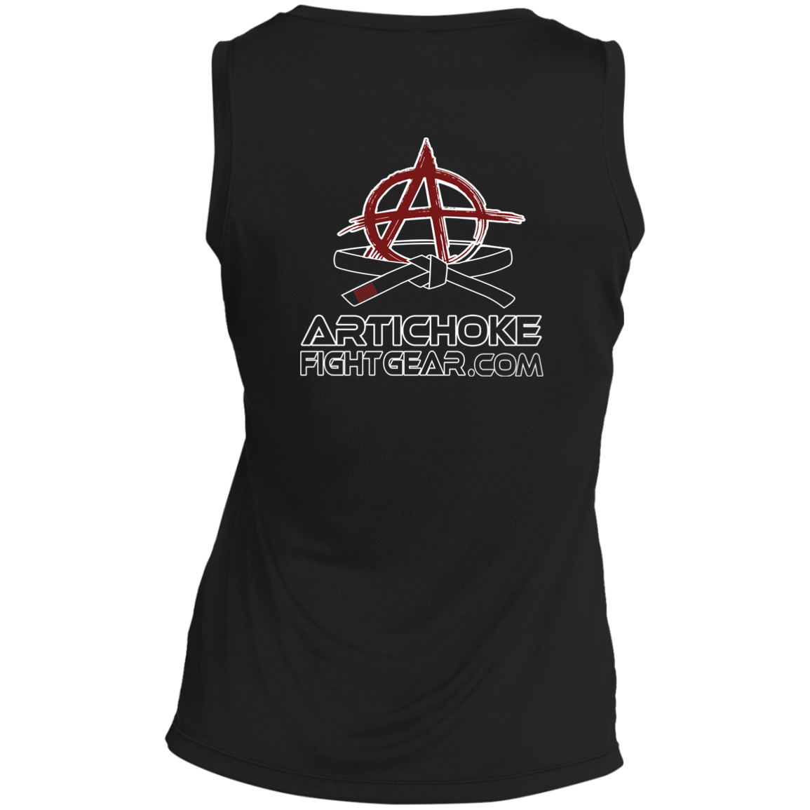 Artichoke Fight Gear Custom Design #21. FATLAITY! Ladies' Sleeveless V-Neck Performance Tee
