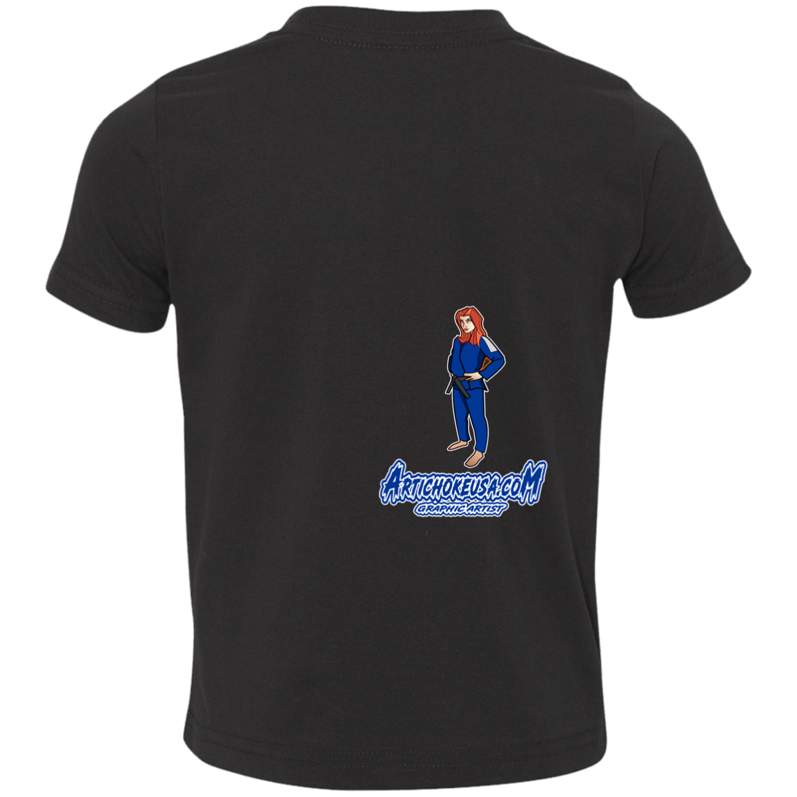 ArtichokeUSA Character and Font design. Let's Create Your Own Team Design Today. Amber. Toddler Jersey T-Shirt