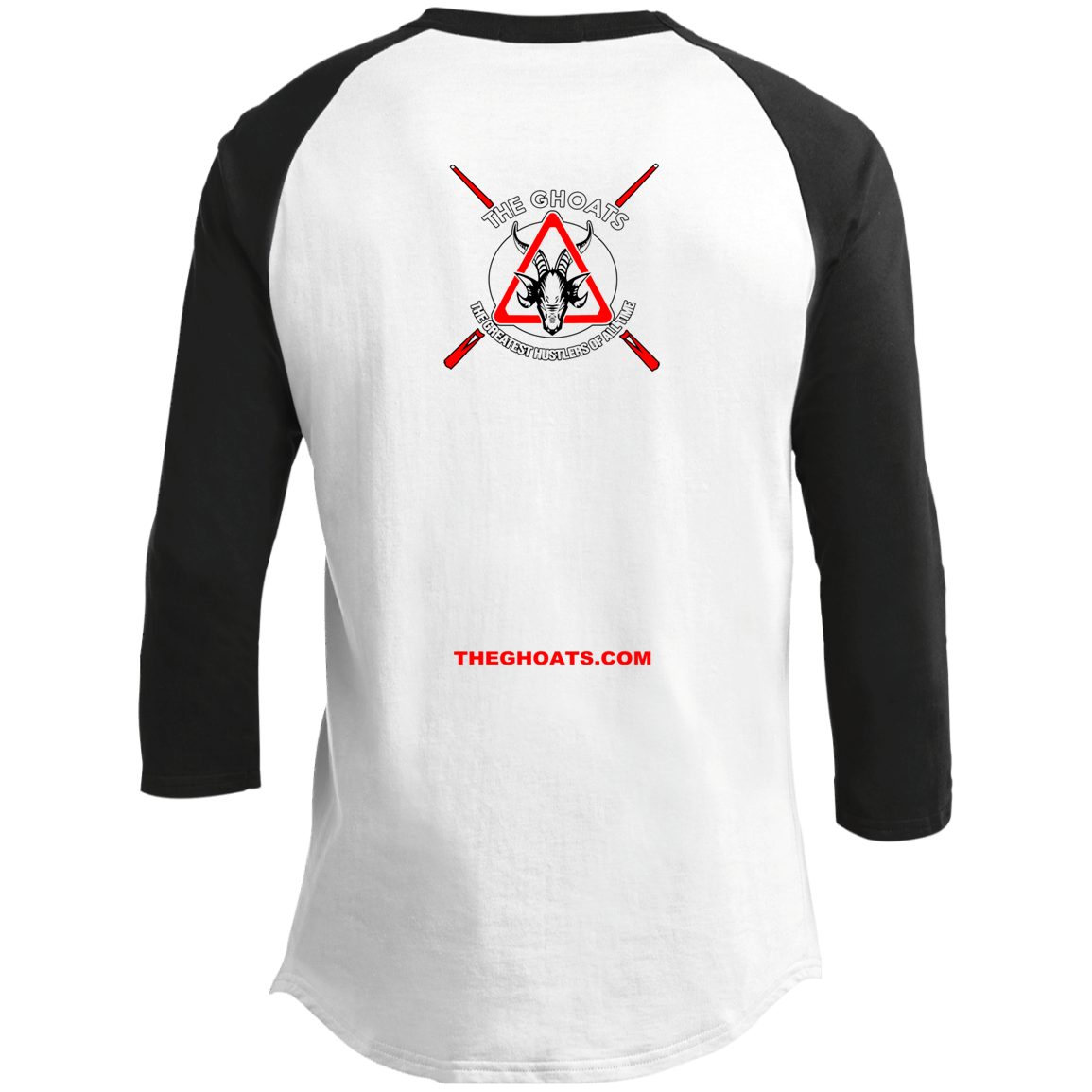 The GHOATS Custom Design. #20 Nice Rack. Youth 3/4 Raglan Sleeve Shirt