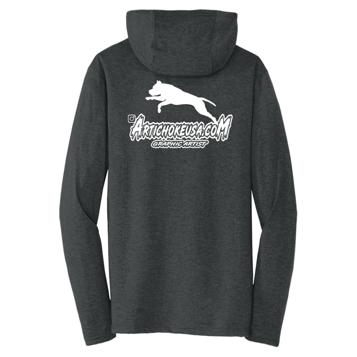 ArtichokeUSA Custom Design. Ruffing the Passer. Pitbull Edition. Male Version. Triblend T-Shirt Hoodie