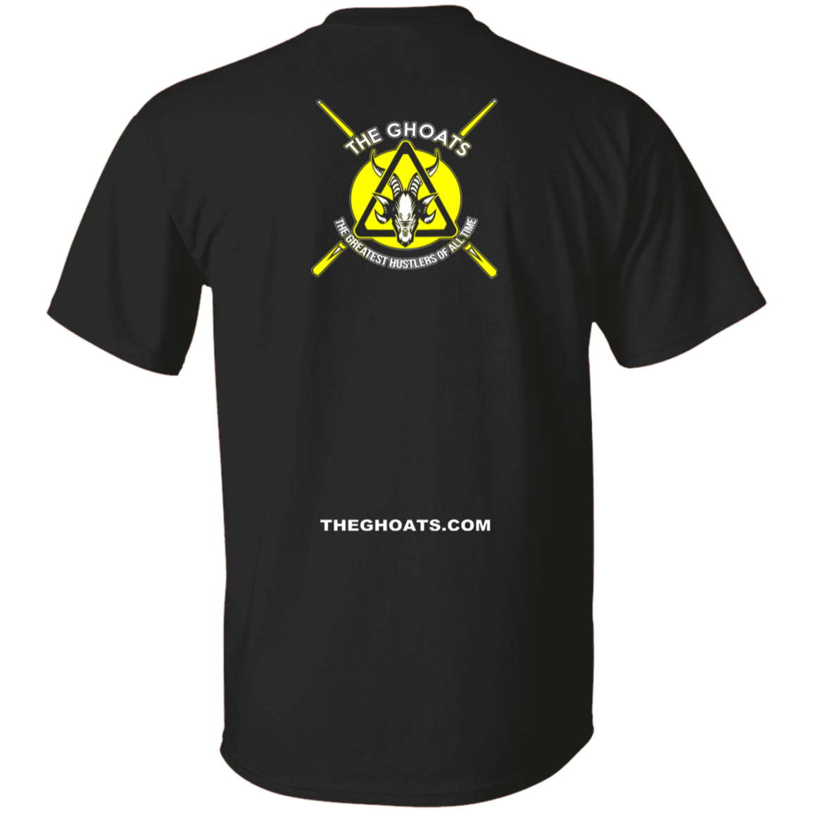 The GHOATS Custom Design #1. Active Shooter. 5.3 oz. T-Shirt