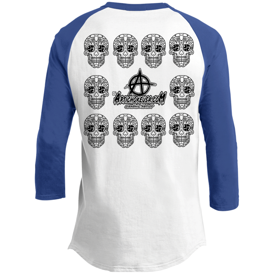 ArtichokeUSA Custom Design. You Win Some, You Lose Some, But You Get Paid For All. 3/4 Raglan Sleeve Shirt