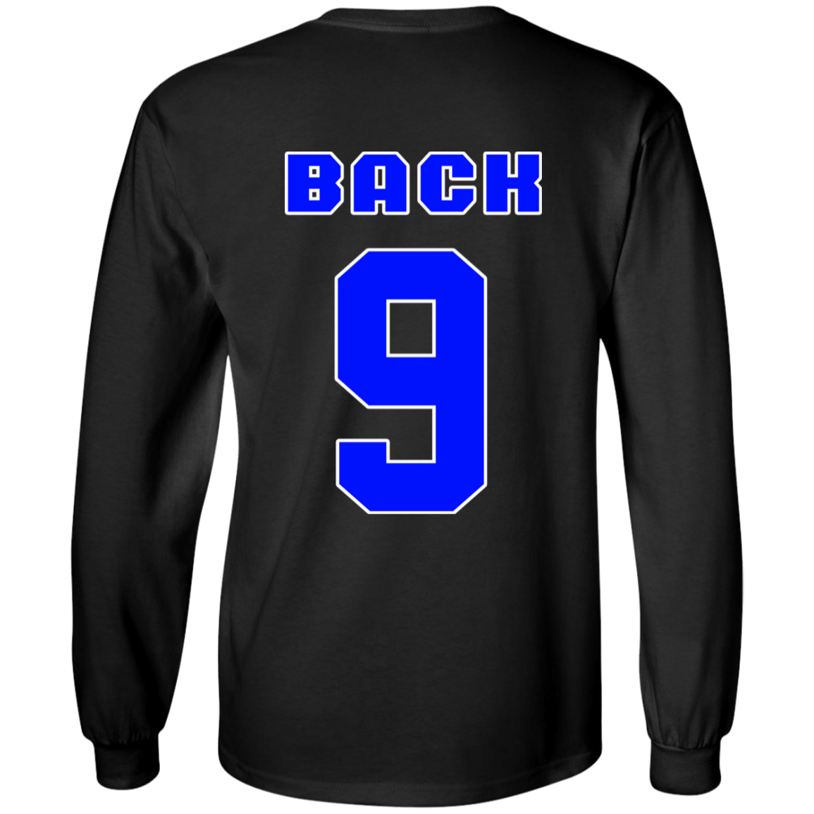 OPG Custom Design #17. Back 9. Youth 100% Cotton LS T-Shirt