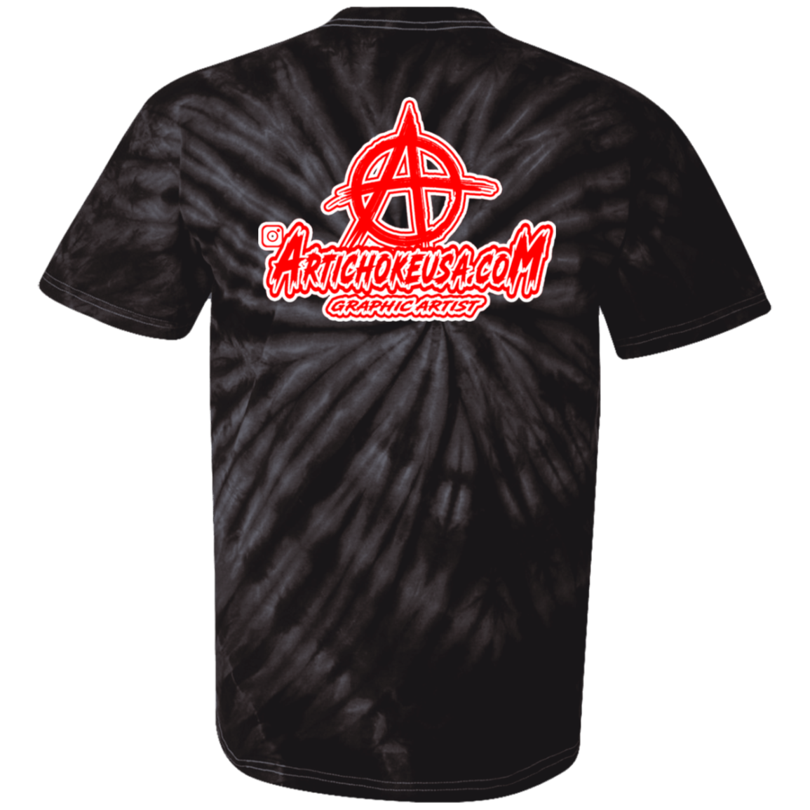 ArtichokeUSA Custom Design. Metallica Style Logo. Let's Make One For Your Project. Youth Tie Dye T-Shirt