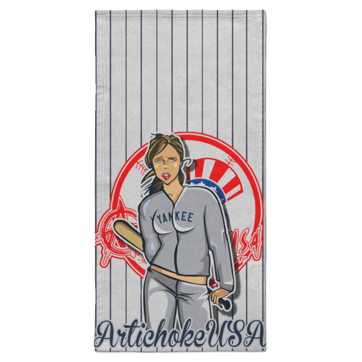 ArtichokeUSA Character and Font Design. Let’s Create Your Own Design Today. Brooklyn. Towel - 15x30