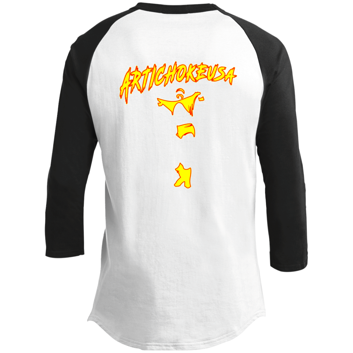 ArtichokeUSA Character and Font Design. Let’s Create Your Own Design Today. Fan Art. The Hulkster. Youth 3/4 Raglan Sleeve Shirt