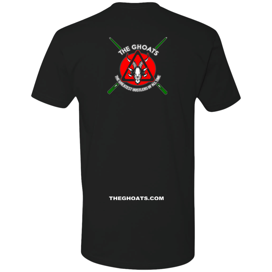 The GHOATS Custom Design #21. No Mames Billar. (Spanish Translation: You've got to be kidding. Pool). Premium Short Sleeve T-Shirt