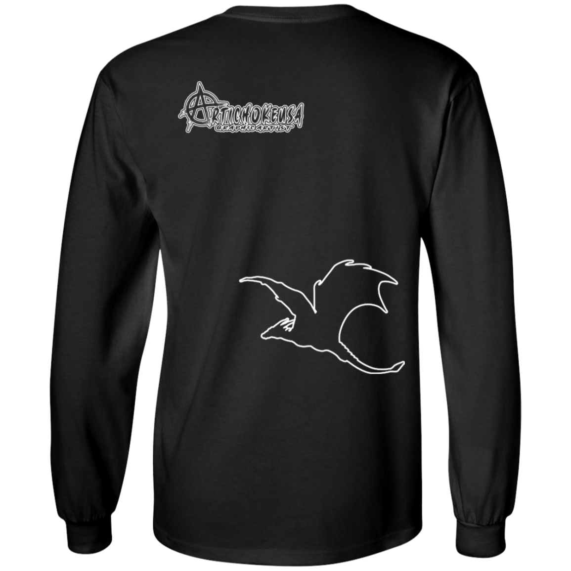 ArtichokeUSA Custom Design #16. Dracarys That Shit Up. Game of Thrones Fan Art. Long Sleeve T-Shirt