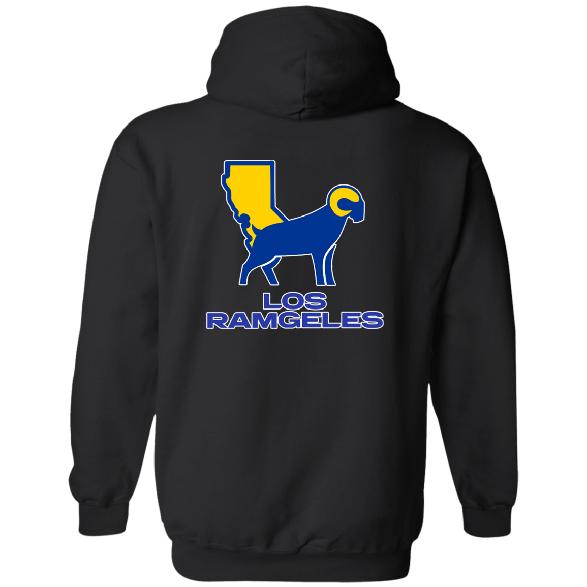 ArtichokeUSA Custom Design. Los Ramgeles. Fan Art. Zip Up Hooded Sweatshirt