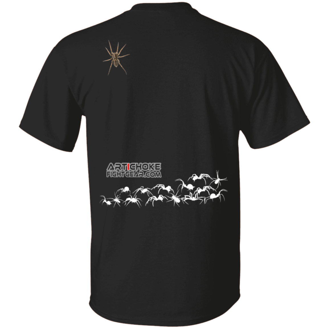 Artichoke Fight Gear Custom Design #1. Arachnophobia: Fear of Spiders. Spider Guard. It's a Jiu Jitsu Thing. 100% Cotton T-Shirt