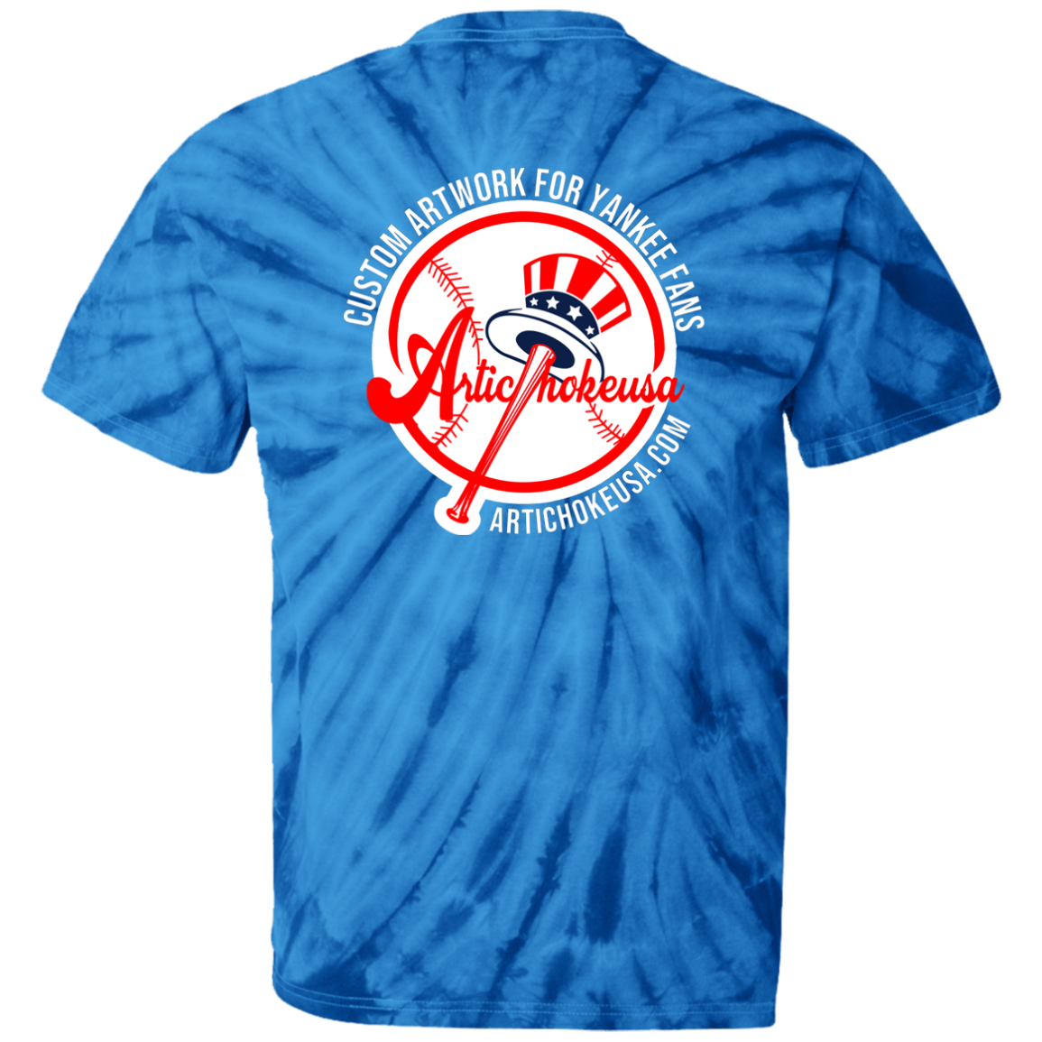 ArtichokeUSA Custom Design. BUCK FOSTON. 100% Cotton Tie Dye T-Shirt