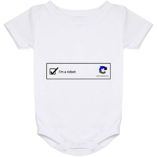 ArtichokeUSA Custom Design. I am a robot. Baby Onesie 24 Month