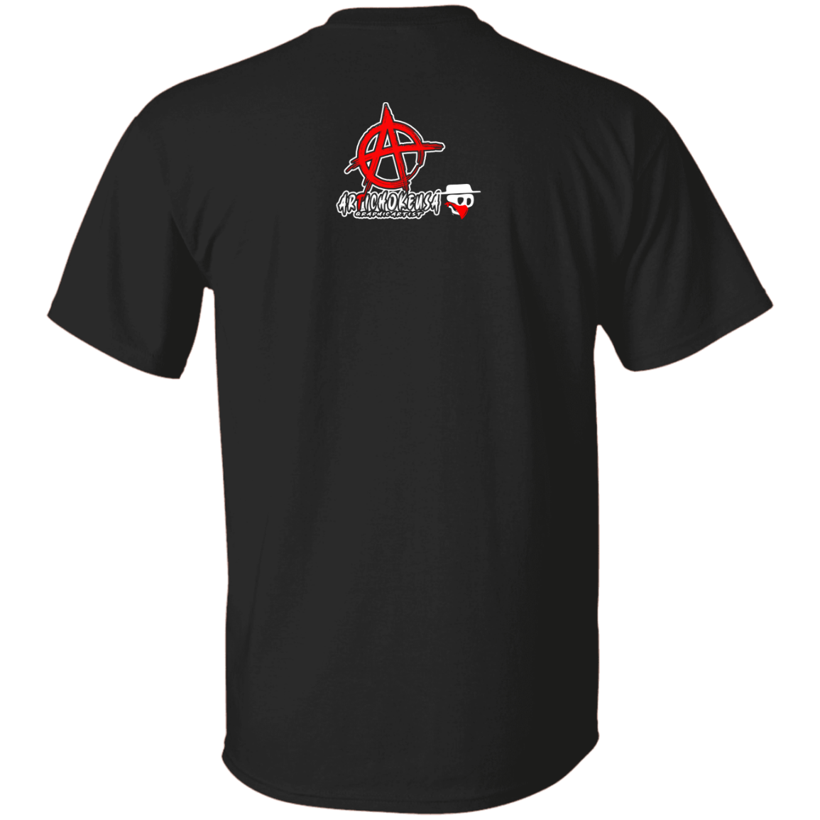 ArtichokeUSA Custom Design. Social Distancing. Social Distortion Parody. Basic 100% Cotton T-Shirt