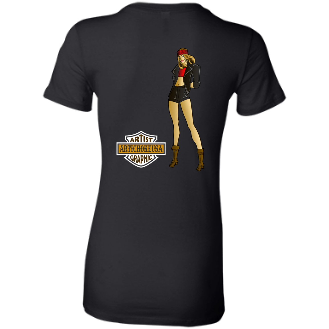 ArtichokeUSA Custom Design. Façade: (Noun) A false appearance that makes someone or something seem more pleasant or better than they really are. Ladies' Favorite T-Shirt