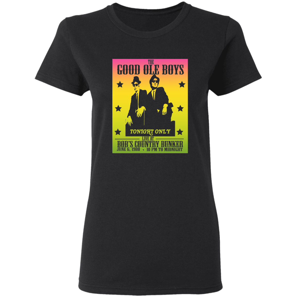 ArtichokeUSA Custom Design. The Good Ole Boys. Blues Brothers Fan Art. Ladies' Basic 100% Cotton T-Shirt