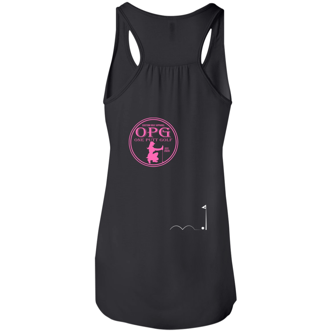 OPG Custom Design #4. I Don't See Noting Wrong With A Little Bump N Run. Flowy Racerback Tank