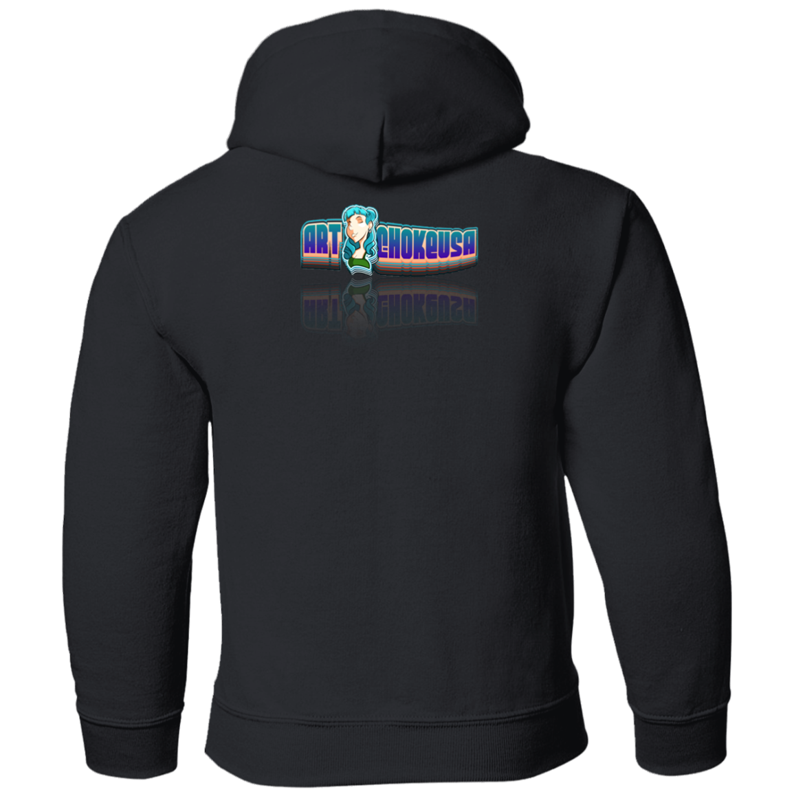 ZZ#10 ArtichokeUSA Characters and Fonts. "Shelly" Let’s Create Your Own Design Today. Youth Pullover Hoodie