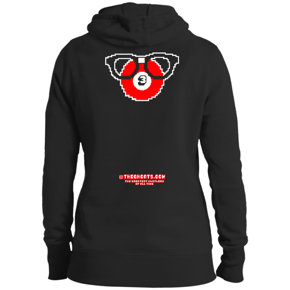 The GHOATS Custom Design. #24 POOL N3RD. Ladies' Pullover Hoodie