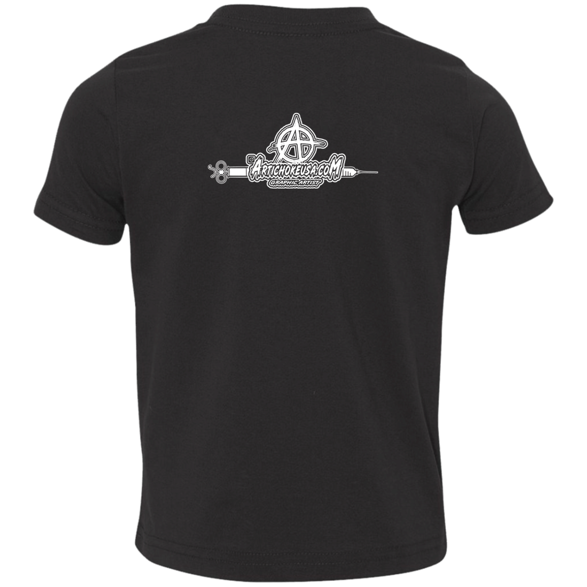 ArtichokeUSA Custom Design. Vaccinated AF (and fine). Toddler Jersey T-Shirt