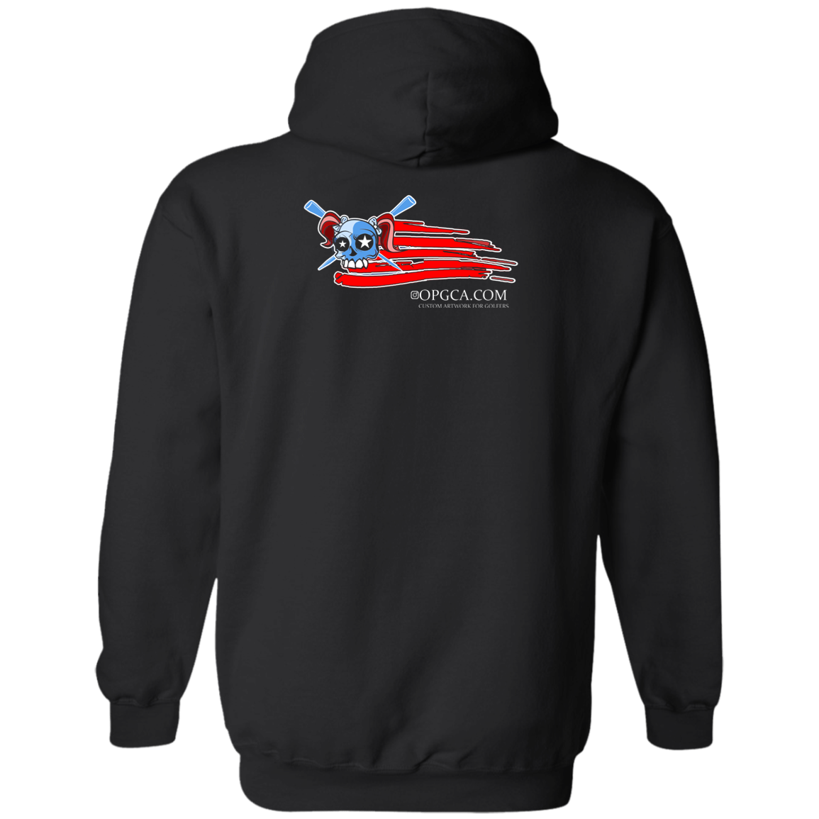 OPG Custom Design #12. Golf America. Female Edition. Pullover Hoodie