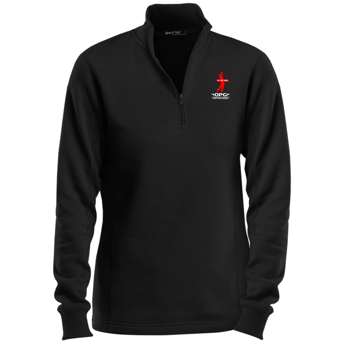 OPG Custom Design #16. Get My Nine. Male Version. Ladies 1/4 Zip Sweatshirt