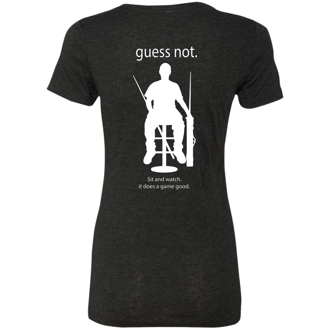 The GHOATS Custom Design. #40 Got Game? / Guess Not. Ladies' Triblend T-Shirt