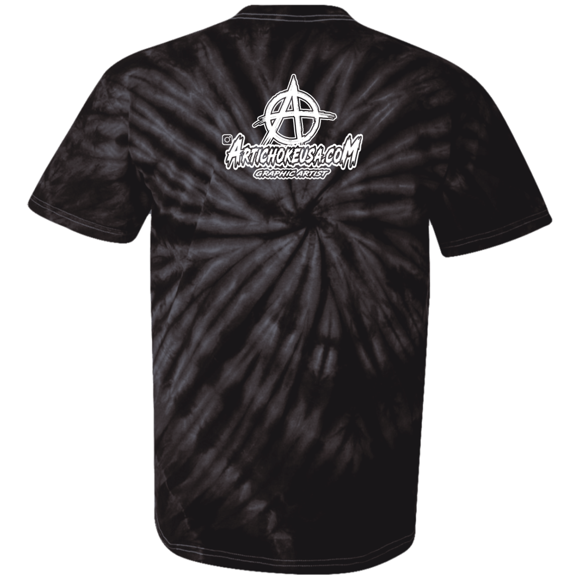 ArtichokeUSA Custom Design. Adobo. Adidas Parody. 100% Cotton Tie Dye T-Shirt