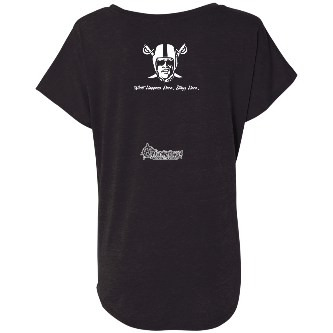 ArtichokeUSA Custom Design. Las Vegas Raiders. Las Vegas / Elvis Presley Parody Fan Art. Let's Create Your Own Team Design Today. Ladies' Triblend Dolman Sleeve