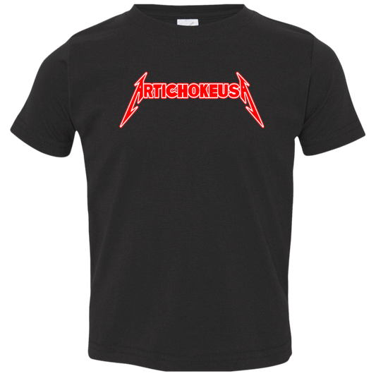 ArtichokeUSA Custom Design. Metallica Style Logo. Let's Make One For Your Project. Toddler Jersey T-Shirt