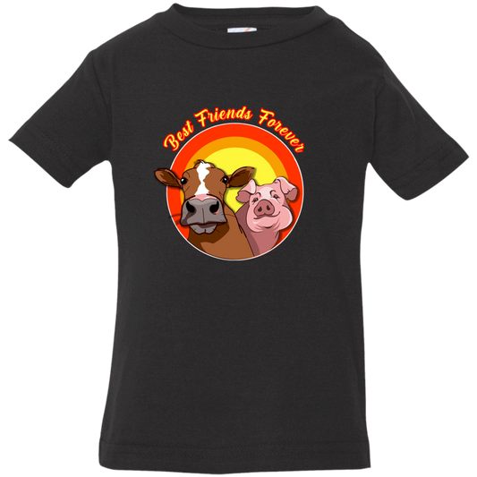 ArtichokeUSA Custom Design. Best Friends Forever. Bacon Cheese Burger. Infant Jersey T-Shirt