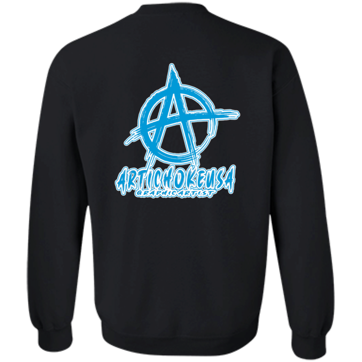 ArtichokeUSA Custom Design. Don't Eat Cookies And Spend Cache! Delete Them! Cookie Monster and Richie Rich Fan Art/Parody. Crewneck Pullover Sweatshirt