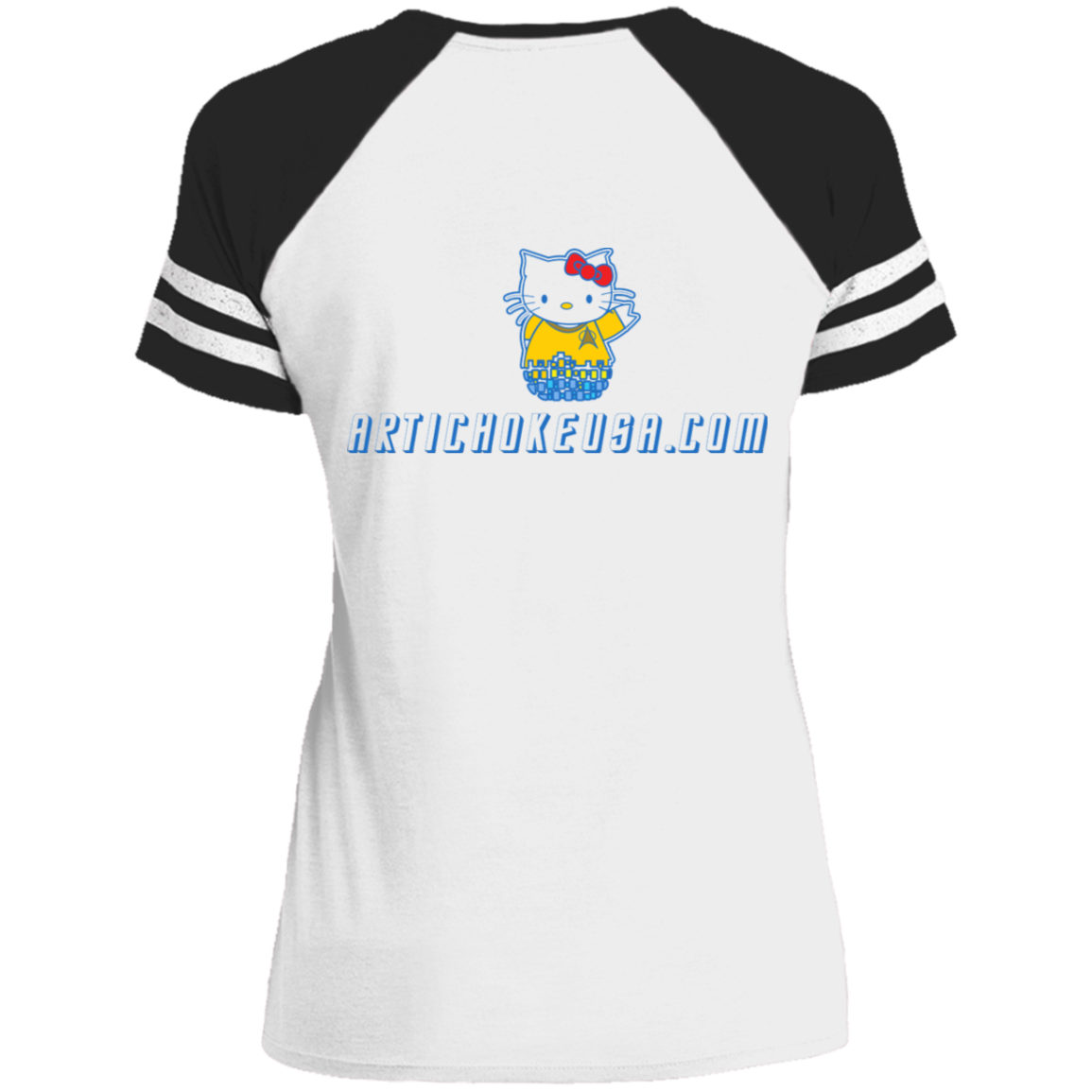 ArtichokeUSA Custom Design. Beam Me Up Kitty. Fan Art / Parody. Ladies' Game V-Neck T-Shirt