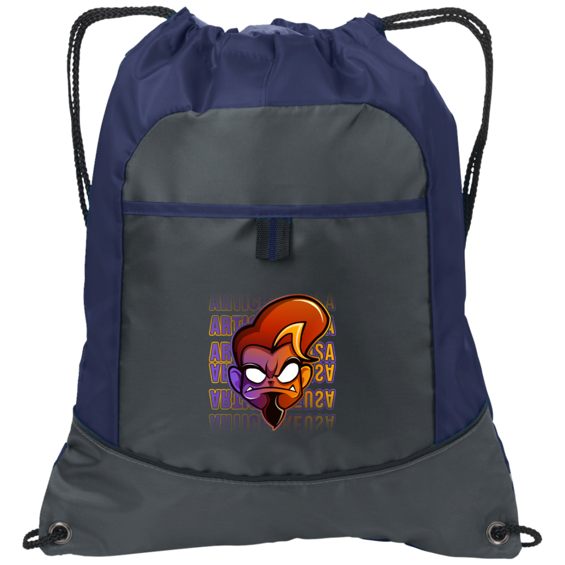 ArtichokeUSA Character and Font design. Let's Create Your Own Team Design Today. Arthur. Pocket Cinch Pack