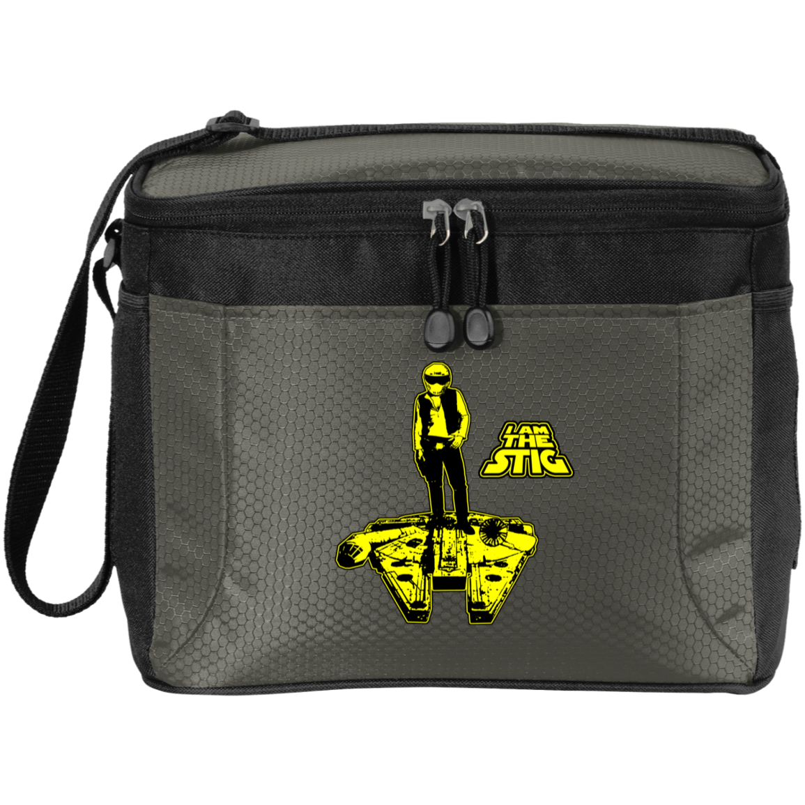 ArtichokeUSA Custom Design. I am the Stig. Han Solo / The Stig Fan Art. 12-Pack Cooler