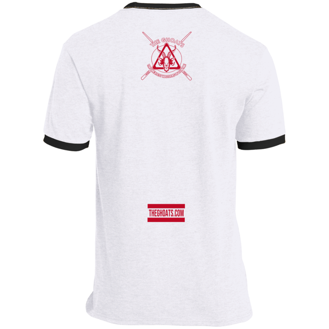 The GHOATS Custom Design. #29 run 8 9 10 ball. Ringer Tee