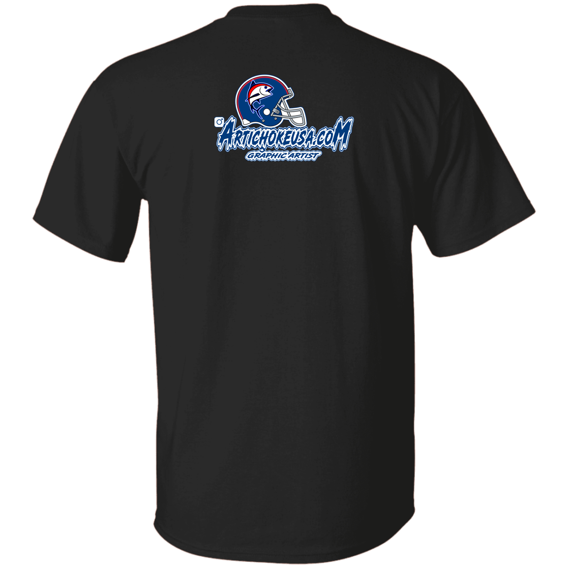 ArtichokeUSA Custom Design. The Big Tuna. Bill Parcell Tribute. NY Giants Fan Art. Youth 5.3 oz 100% Cotton T-Shirt