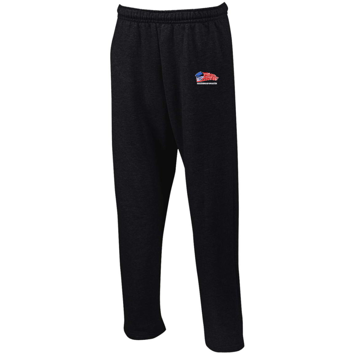 OPG Custom Design #12. Golf America. Male Edition. Open Bottom Sweatpants with Pockets